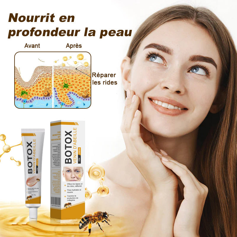 Dernier jour de promotion : 70% de réduction - ✨Crème anti-rides au venin d'abeille Hudros™ Botox