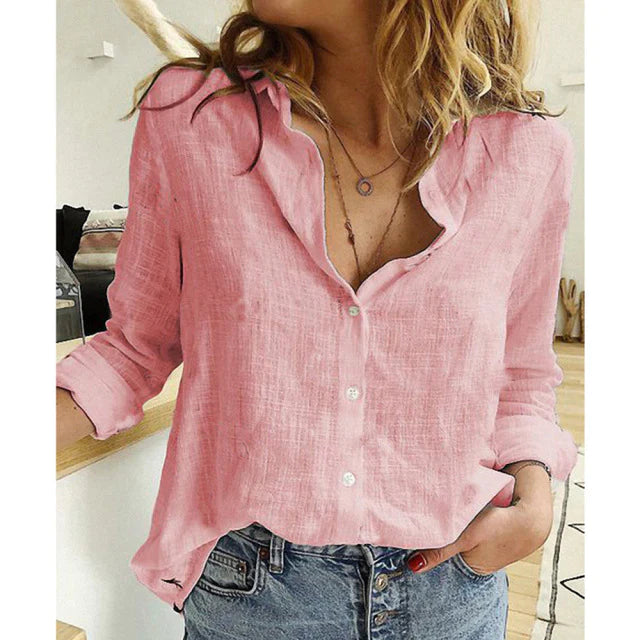 Freizeit Weiß Gelbe Hemden Knopf Revers Cardigan Top Lady Lose Langarm Oversized Shirt Damen Blusen Casual Tunika Blusas