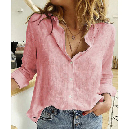 Freizeit Weiß Gelbe Hemden Knopf Revers Cardigan Top Lady Lose Langarm Oversized Shirt Damen Blusen Casual Tunika Blusas